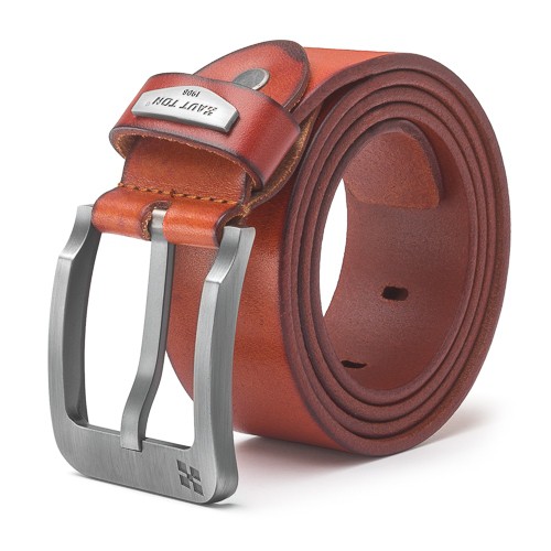 Kids' belt (leather) -  Elegant design, top workmanship, absolutely high quality and shortenable