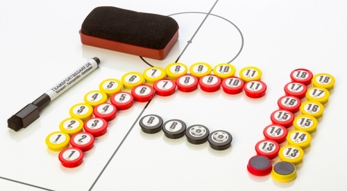 Set di magneti per le cartelle per la tattica - ø 15 mm