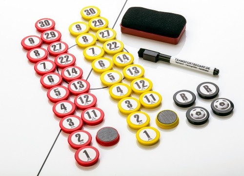 Numbered Tactics Board Magnets MAGNETS ONLY 