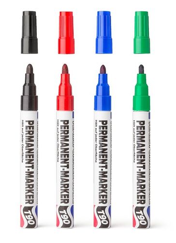 Permanent marker (4 colors)